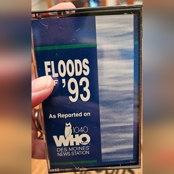 FLOODS OF '93 Vintage Fundraiser History Reminder Bag w VHS & Cassette Recording - Picture 5 of 7